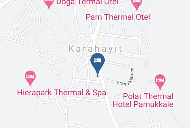 Pamukkale - Pamukkale Termal Huzur Kosku Maps