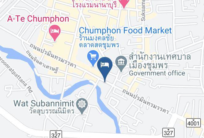 Amphoe Mueang Chumphon - Pana Tara Hotel Maps