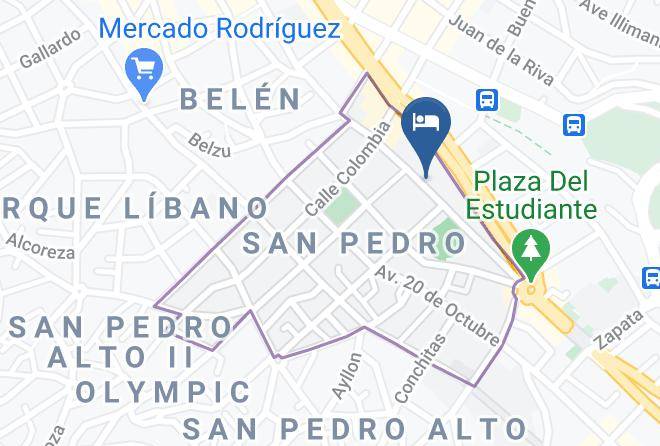 Murillo - Hotel Panamerican Maps