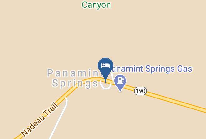 Panamint Springs Resort Map