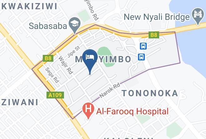 Mombasa - Panaroma Gardens Hotel Maps