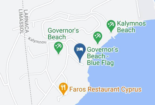 Cyprus - Panayiotis Governor's Beach Maps