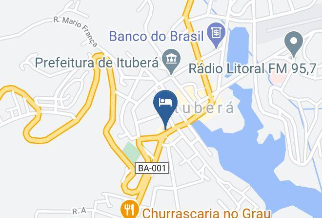Itubera - Pancada Grande Hotel Maps