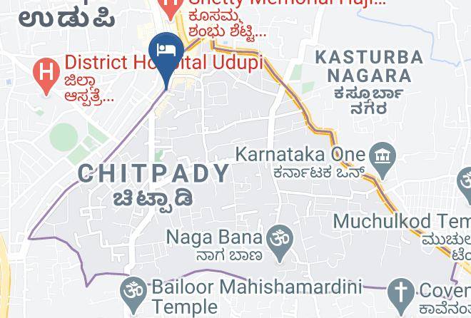 Udipi - Pancharatna Paradise Maps