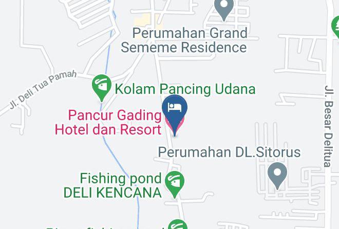 Deli Serdang Regency - Pancur Gading Hotel Dan Resort Maps