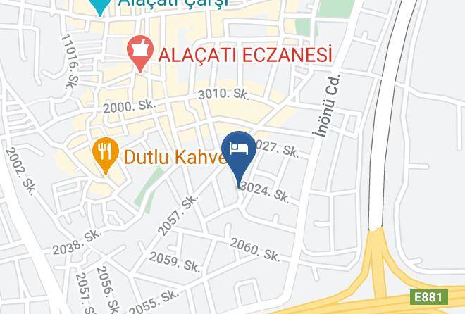 Cesme - Panda Alacati Otel Maps