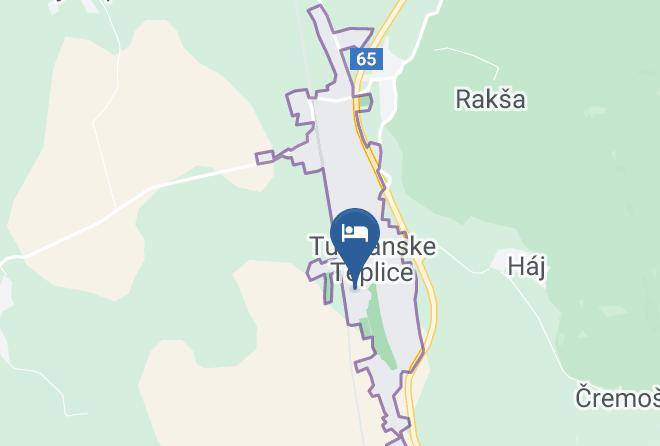 Turcianske Teplice - Panda Pension Turcianske Teplice Maps