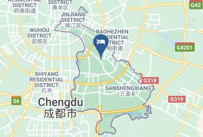 Chengdu - Panda Select Hotel Maps