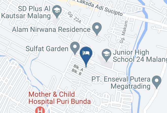 Malang Regency - Pandanwangi Homestay Syariah Maps