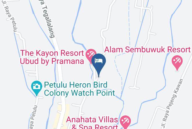 Gianyar Regency - Pandawas Ubud Maps