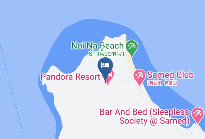Amphoe Mueang Rayong - Pandora Resort Maps