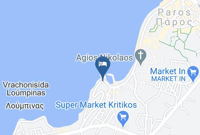 Paros - Pandrossos Hotel Maps