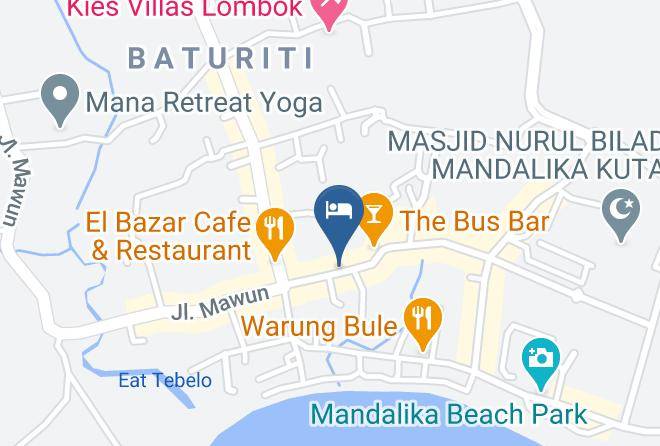 Central Lombok Regency - Pandu Homestay Maps