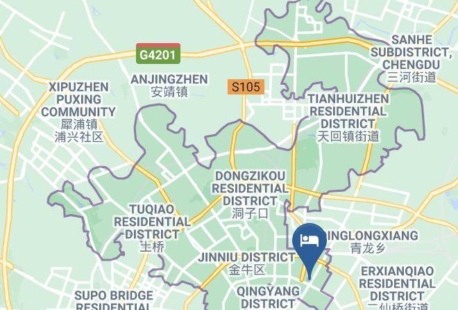 Chengdu - Pangang Mansion Hotel Maps