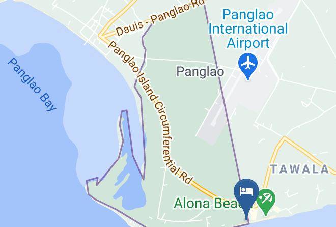 Panglao Birdwatcher's Beachfront Hotel Map