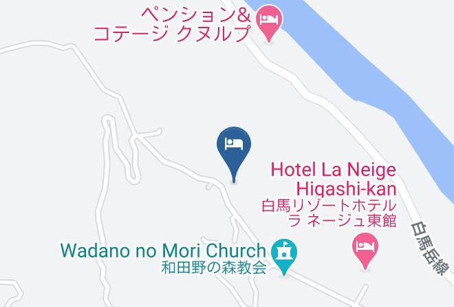 Hakuba Vil Kitaazumi District - Panketo Lodge Hakuba Maps
