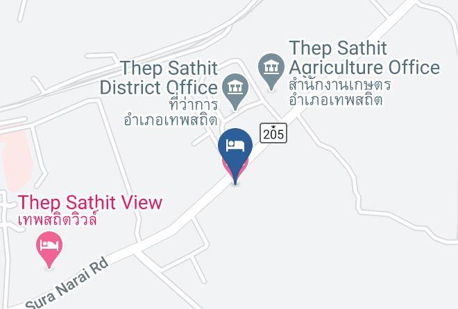 Amphoe Thep Sathit - Pankun Resort Maps