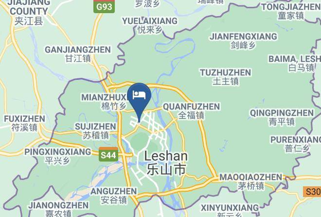 Leshan - Panlong New Century Grand Hotel Maps