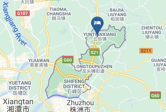Zhuzhou - Panlongwan Mante Hotel Maps