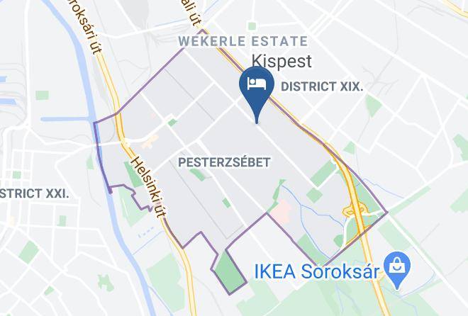 Budapest 20 Kerulet - Panna Rendezvenyhaz Maps