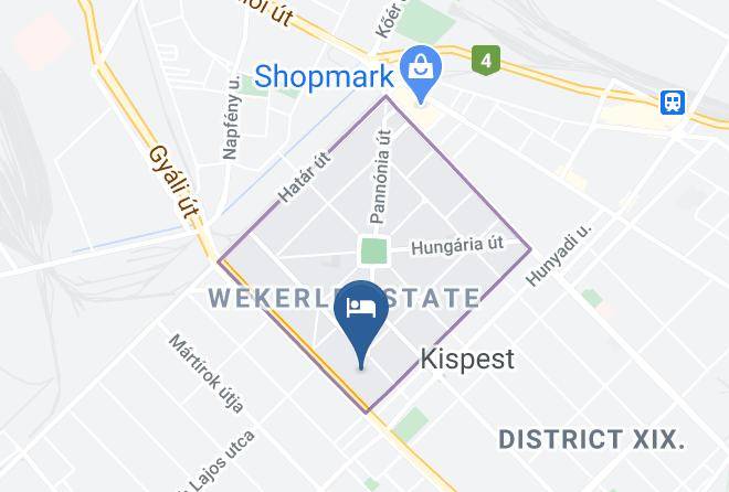 Budapest 19 Kerulet - Pannonia Vendeghaz Maps