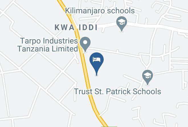 Arusha - Panone Hotels Sakina Maps