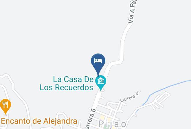 Pijao - Panorama Cafe Pijao Maps