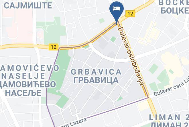 Juzno Backi - Panorama City Inn Maps