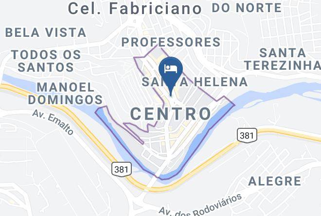 Coronel Fabriciano - Panorama Convention Hotel Maps