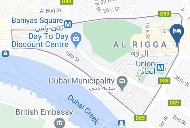 Panorama Deira Hotel Map