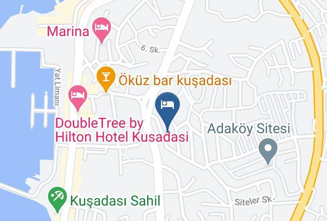 Kusadasi - Esat Otel Maps