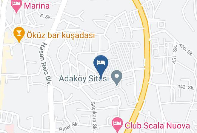 Kusadasi - Panorama Esat Otel Maps