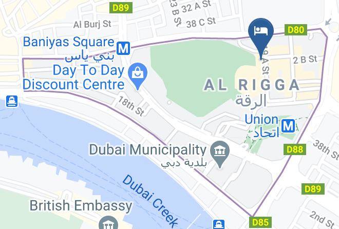 Dubai - Panorama Hotel Maps