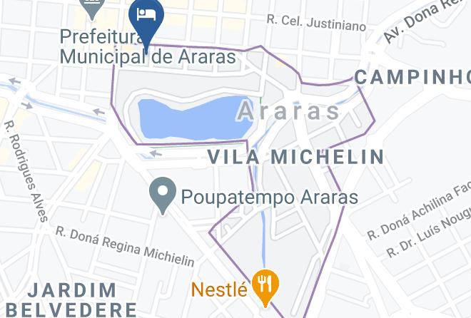 Araras - Panorama Hotel Maps