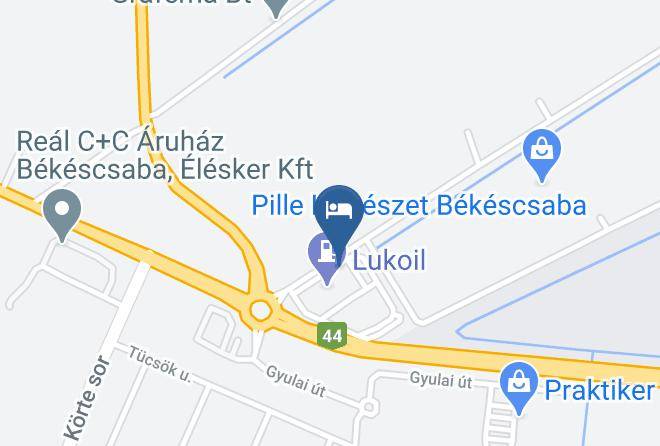 Bekescsaba - Panorama Hotel Maps