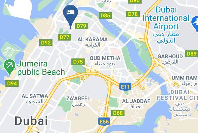 Panorama Hotel Bur Dubai Map