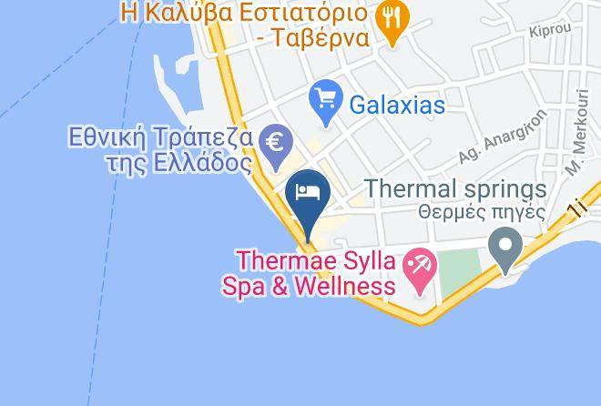 Euboea - Panorama Hotel Edipsos Evia Maps