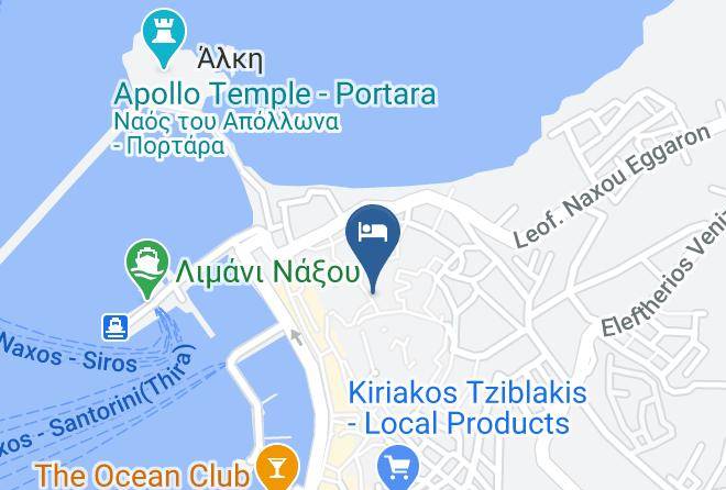 Naxos - Panorama Hotel Naxos Town Maps