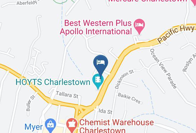 Lake Macquarie - Panorama Motor Inn Hotel Maps