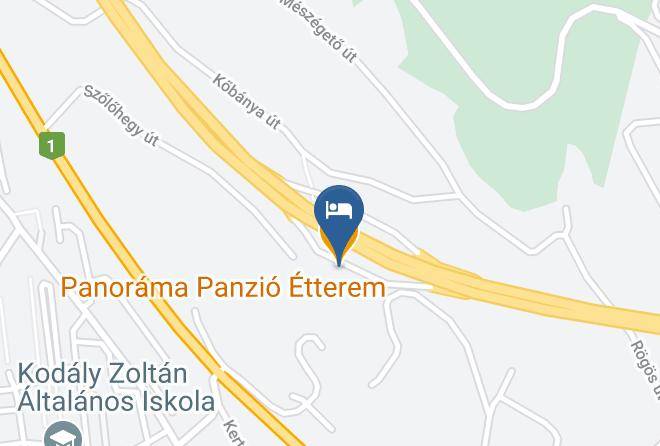 Tatabanya - Panorama Panzio Etterem Maps