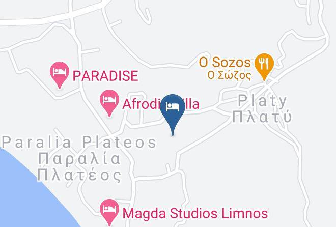 Lemnos - Panorama Plati Maps