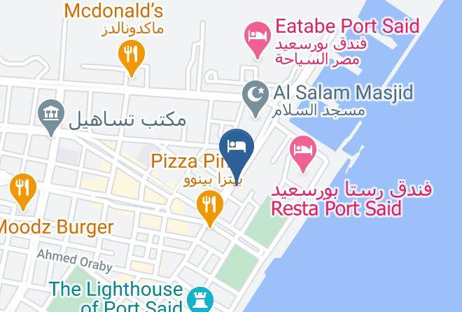 Port Said - Panorama Port Said Hotel Maps