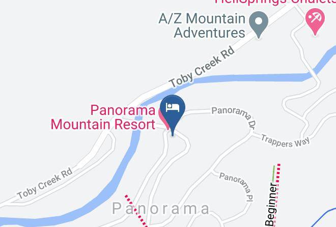 East Kootenay - Panorama Vacation Retreat At Horsethief Lodge Maps