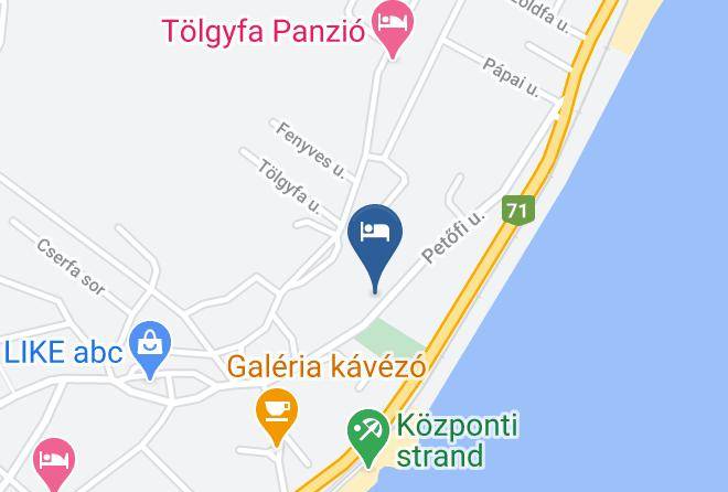 Balatonszepezd - Panorama Vendeghaz Maps