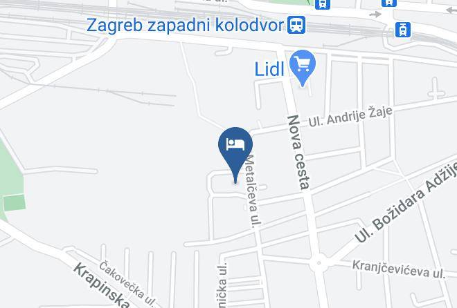Zagreb - Panorama Zagreb Hotel Maps