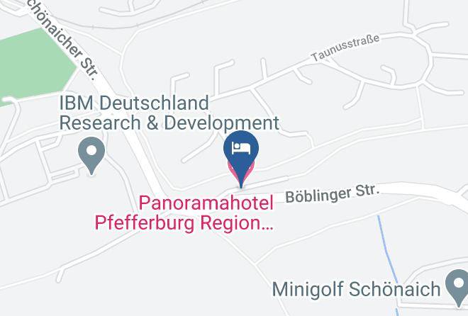 Boblingen - Panoramahotel Pfefferburg Region Stuttgart Maps