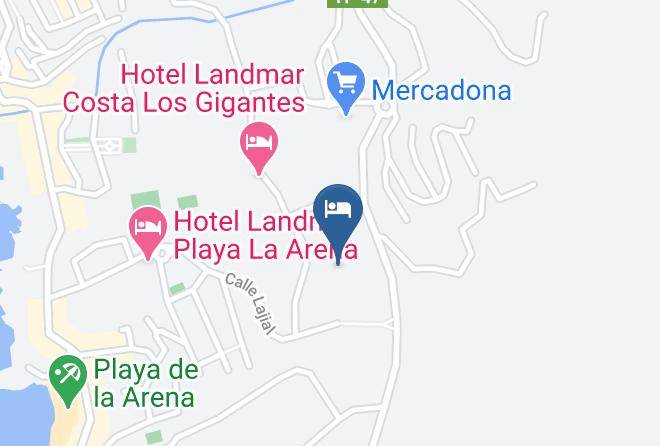 Santa Cruz De Tenerife - Panoramic & Family At Playa La Arena Maps