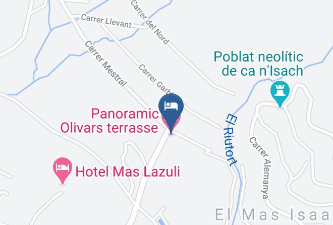 Panoramic Olivars Terrasse Map