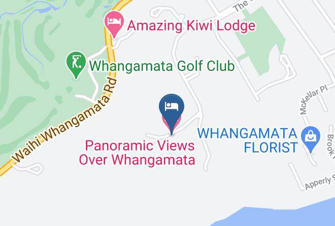 Thames Coromandel - Panoramic Views Over Whangamata Maps