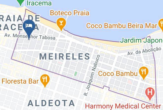Fortaleza - Panoramica Pousada Maps